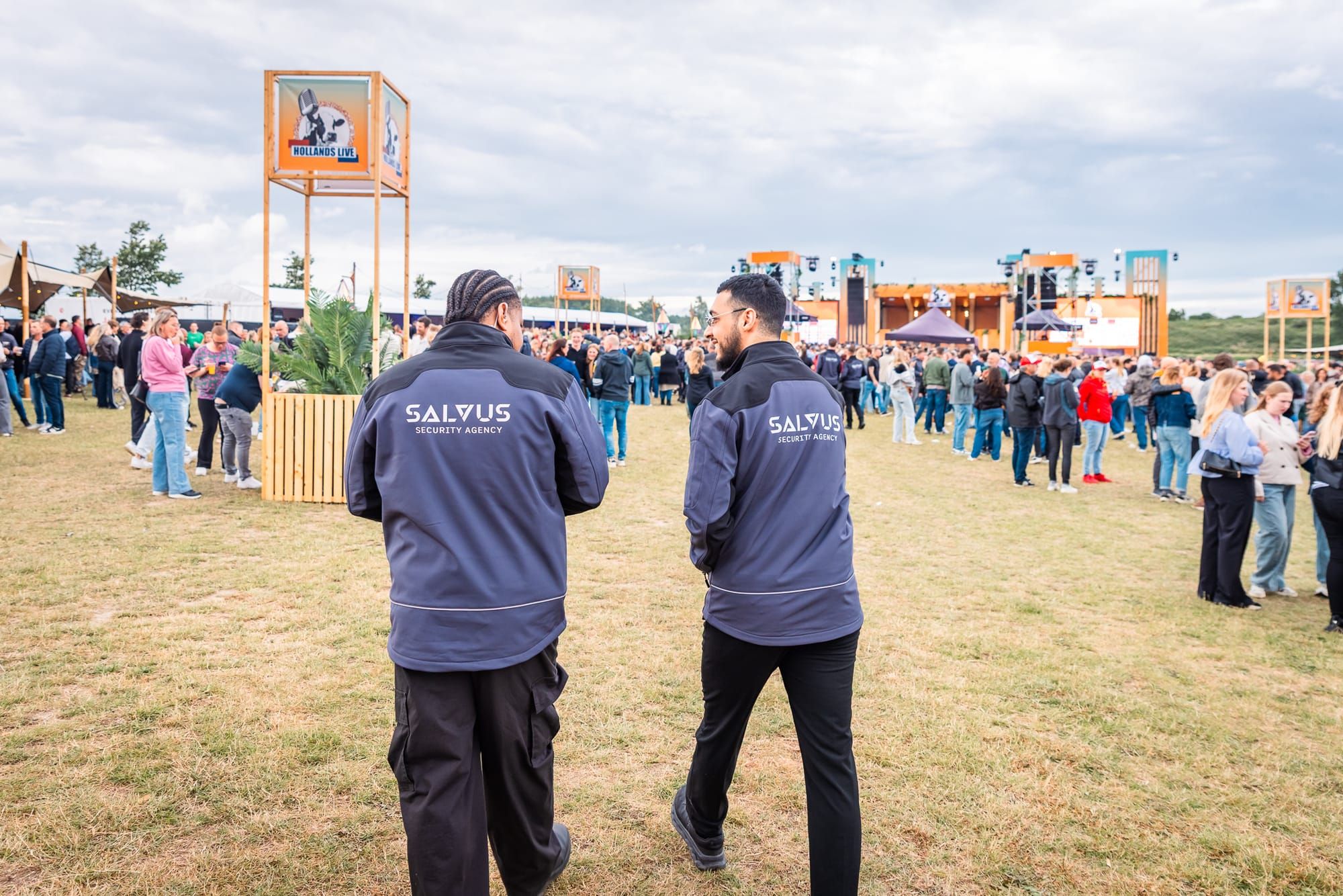 Salvus Security aan het werk, evenementenbeveiliging