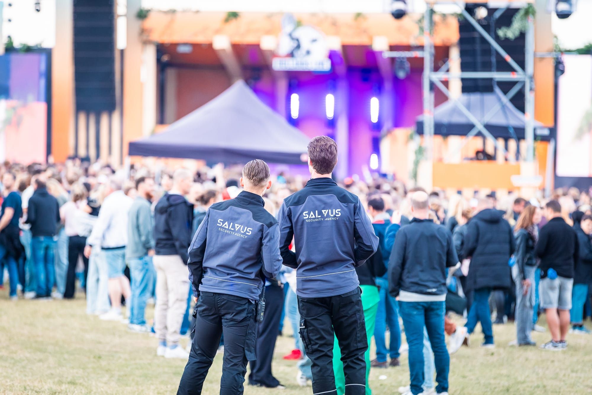 Salvus Security aan het werk, evenementenbeveiliging